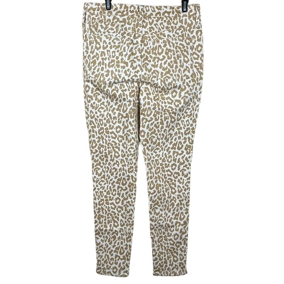 NWT J. Crew Safari Animal Print Cheetah Print Toothpick Jeans Mob Wife Size 29 - Picture 2 of 12
